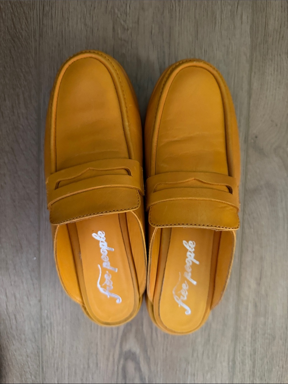Free People Winston Platform Mustard Mules